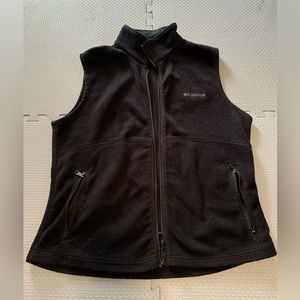 Columbia Black Fleece Vest size XL